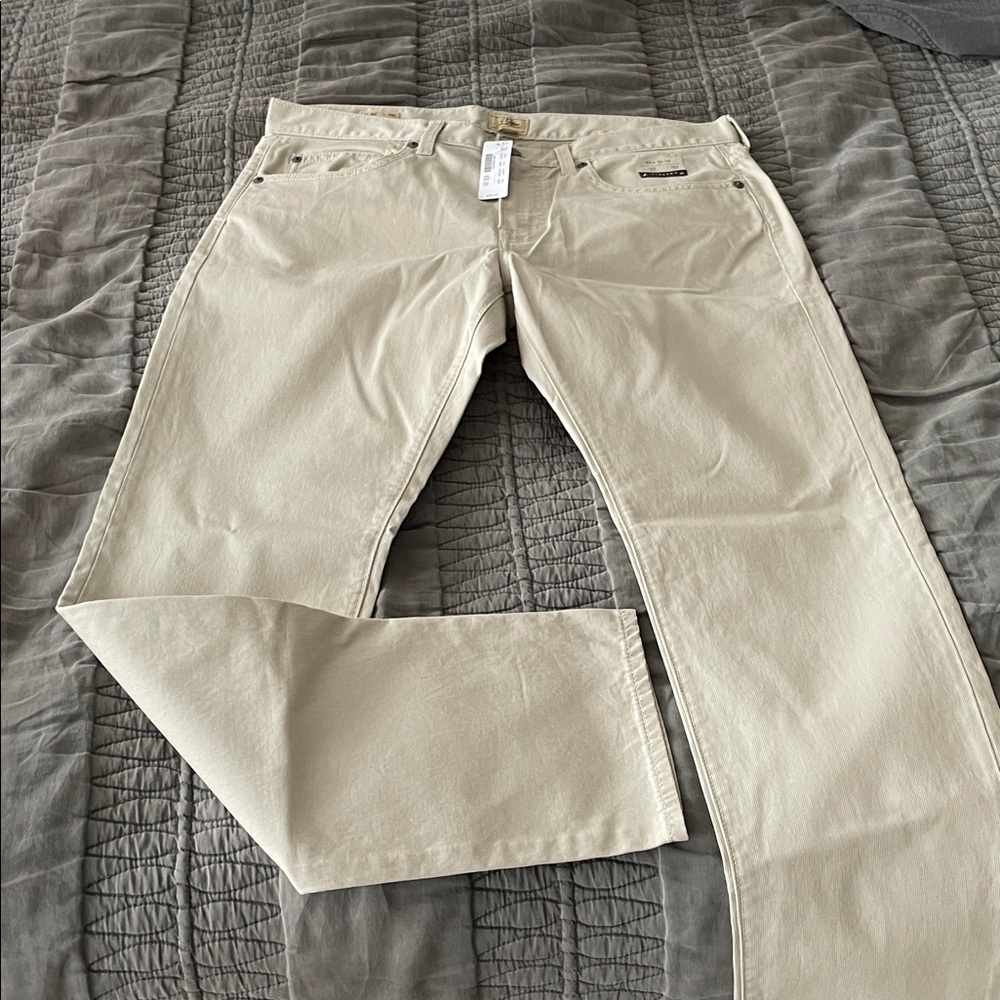 J. Crew Men's Tan Straight Leg Pants - Picture 2 of 6